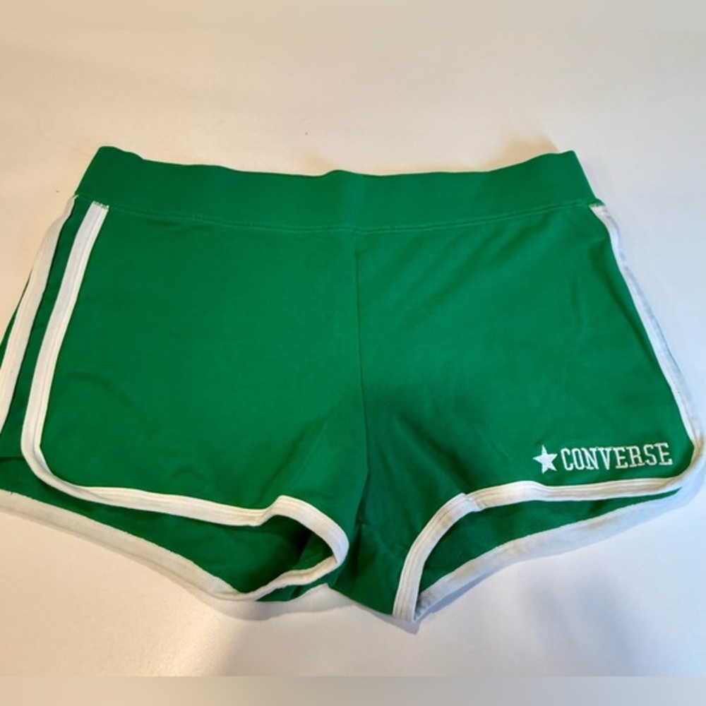 Converse All-Star Green Workout Lounge Shorts XL | Made in Italy | NWOT